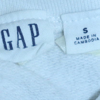 Womens UK Size S GAP White Pullover Sweatshirt