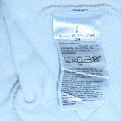 Womens UK Size S GAP White Pullover Sweatshirt