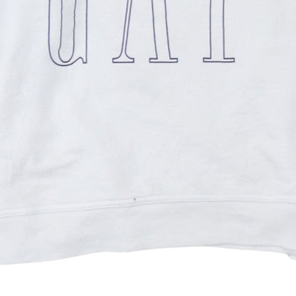 Womens UK Size S GAP White Pullover Sweatshirt