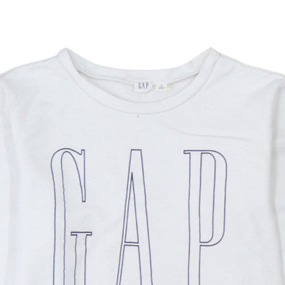 Womens UK Size S GAP White Pullover Sweatshirt