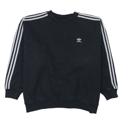 Womens UK Size 16 Adidas Black Pullover Sweatshirt
