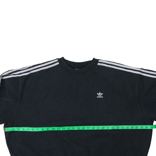 Womens UK Size 16 Adidas Black Pullover Sweatshirt