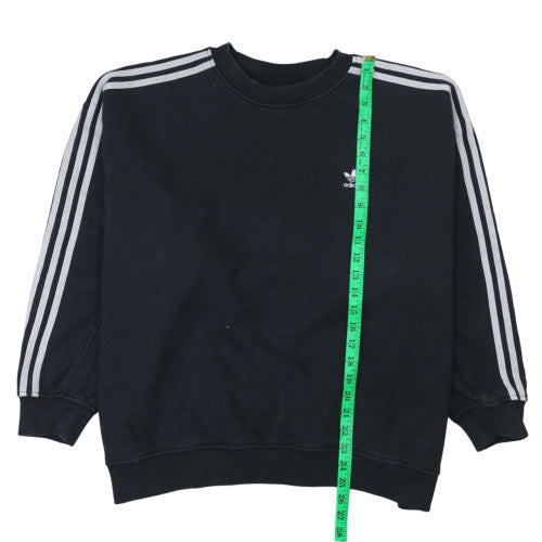 Womens UK Size 16 Adidas Black Pullover Sweatshirt