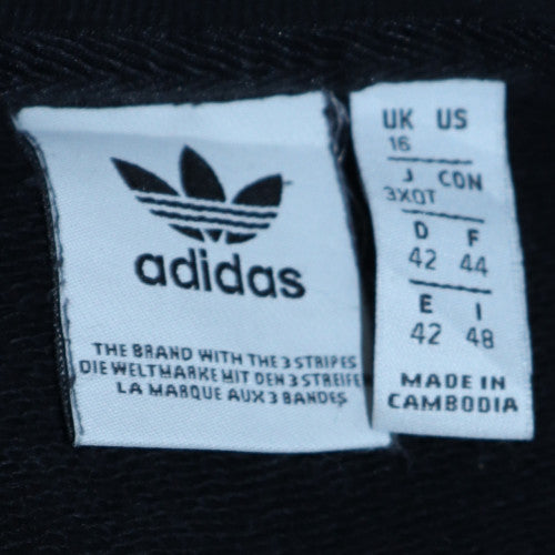 Womens UK Size 16 Adidas Black Pullover Sweatshirt