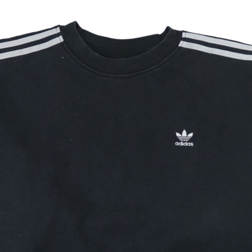 Womens UK Size 16 Adidas Black Pullover Sweatshirt