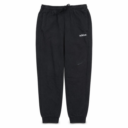 Front view of adidas Men's Black Jogger Trousers M Regular Fit Fleece Activewear