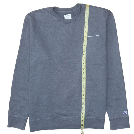 Mens UK Size L Champion Grey Pullover Sweatshirt