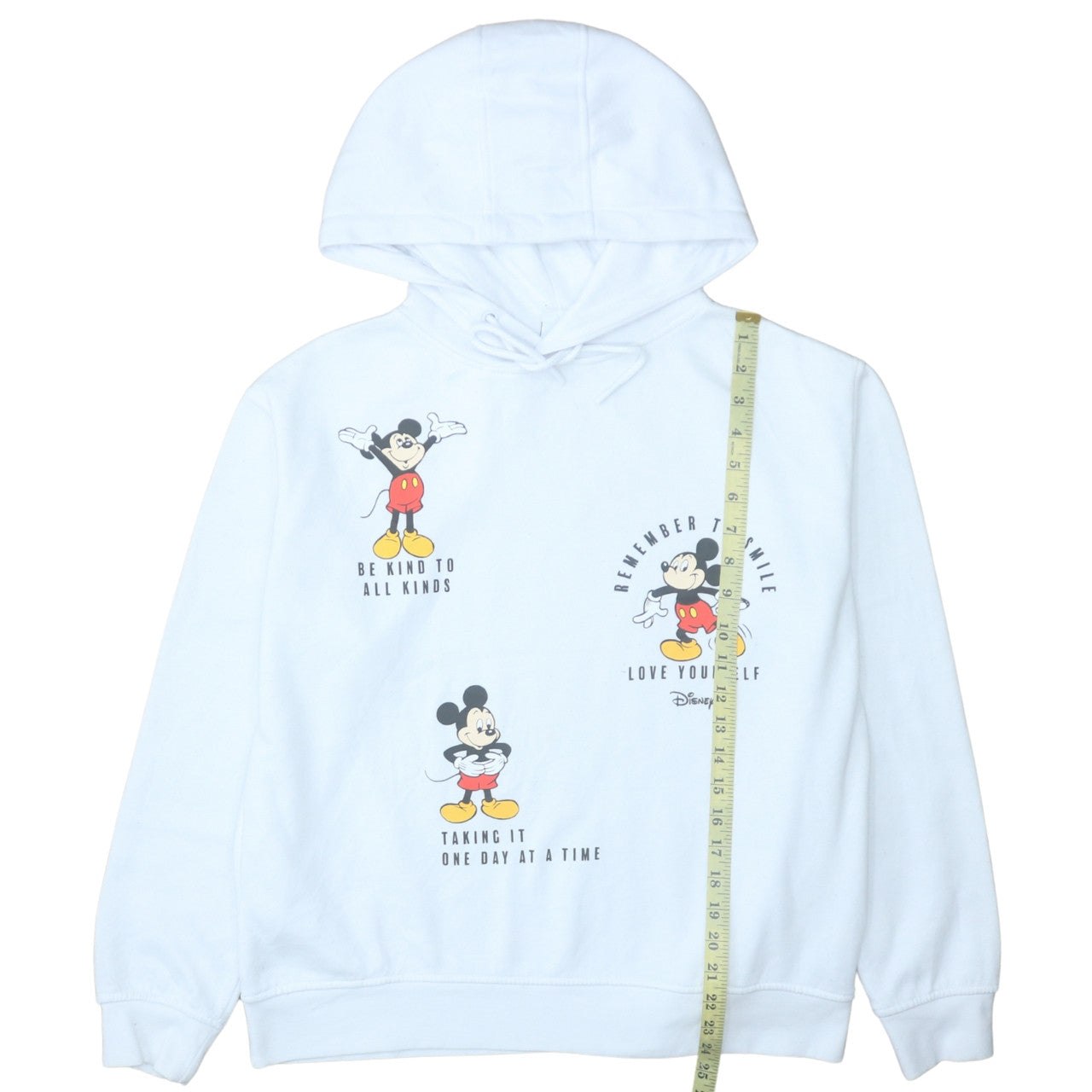 Womens UK Size 10/12 Disney White Pullover Hoodie