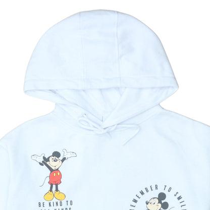 Womens UK Size 10/12 Disney White Pullover Hoodie