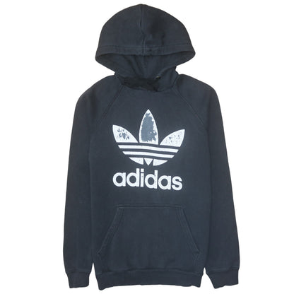 Mens UK Size M Adidas Black Pullover Hoodie