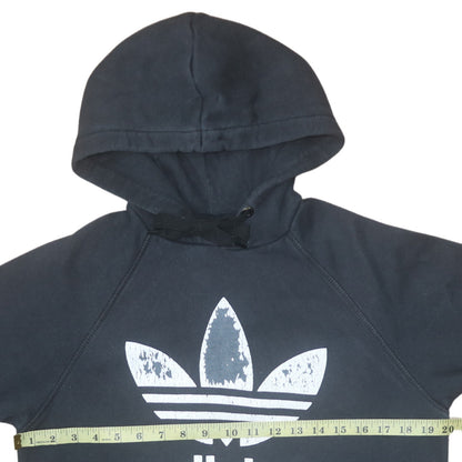 Mens UK Size M Adidas Black Pullover Hoodie