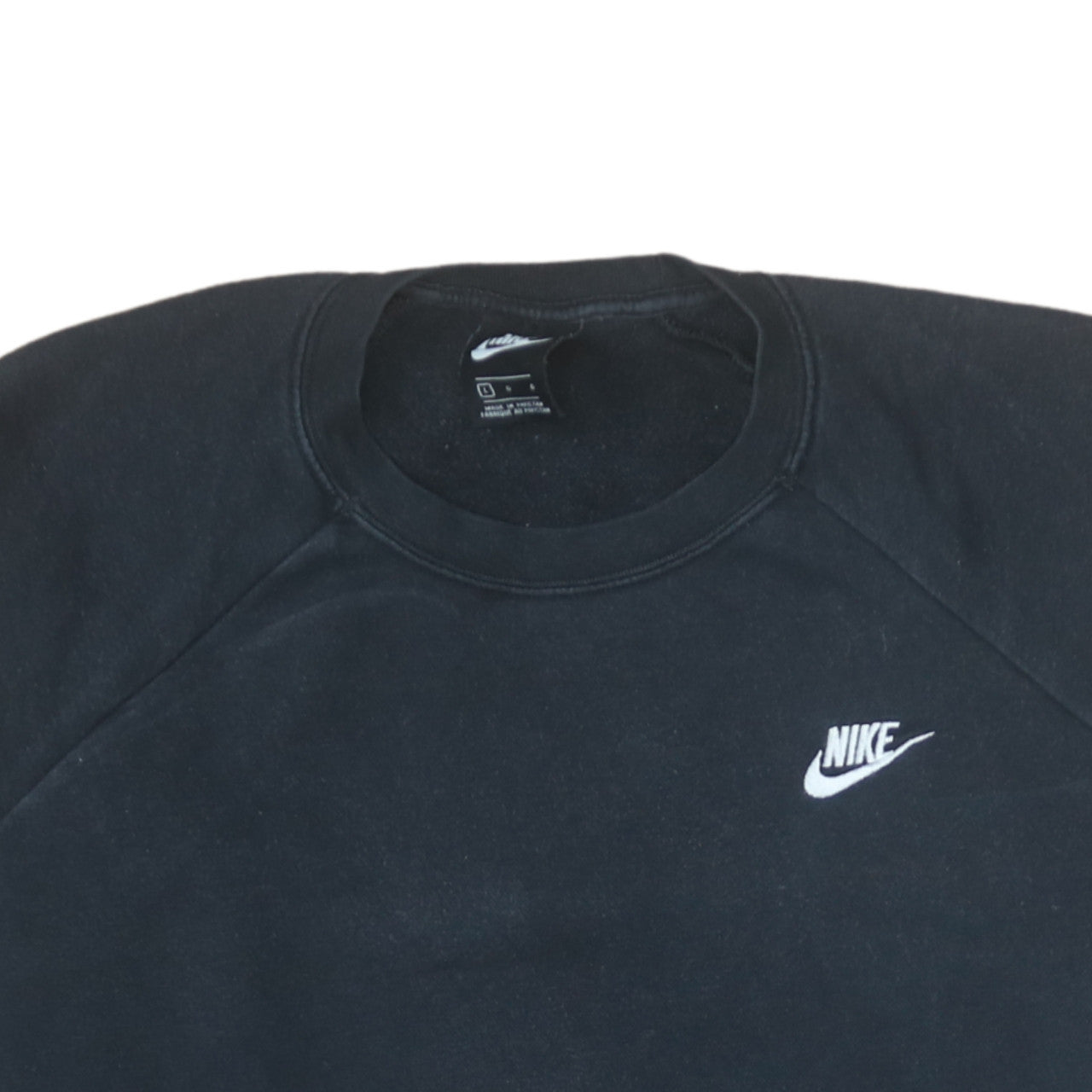 Mens UK Size L Nike Black Pullover Sweatshirt