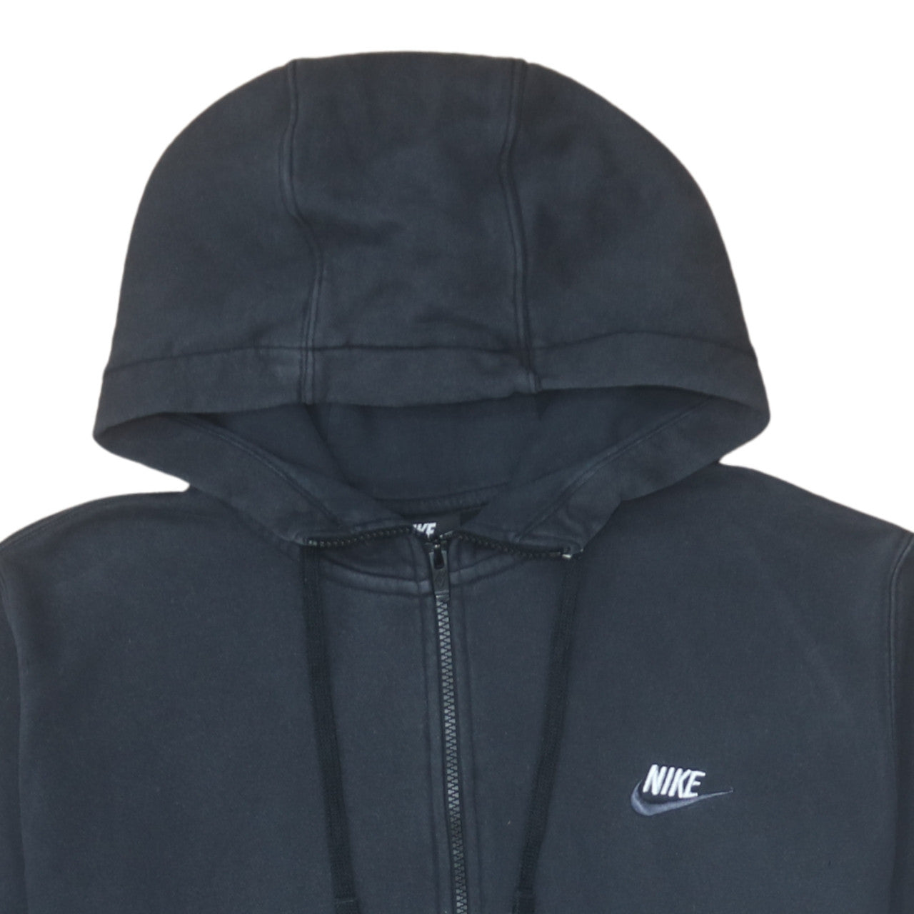 Mens UK Size L Nike Black 1/2 Zip Hoodie