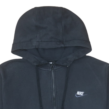 Mens UK Size L Nike Black 1/2 Zip Hoodie