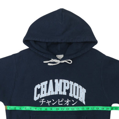 Mens UK Size S Champion Blue Pullover Hoodie