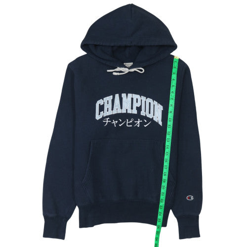 Mens UK Size S Champion Blue Pullover Hoodie