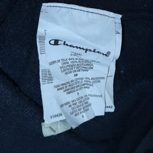 Mens UK Size S Champion Blue Pullover Hoodie