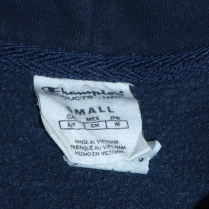 Mens UK Size S Champion Blue Pullover Hoodie