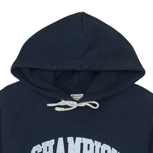 Mens UK Size S Champion Blue Pullover Hoodie
