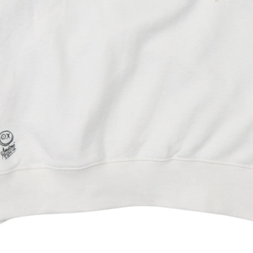 Womens UK Size 8 Adidas White Pullover Sweatshirt