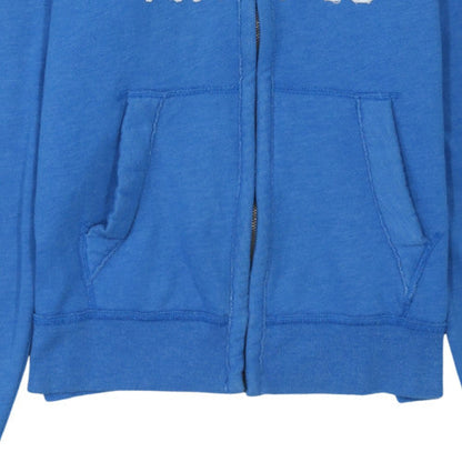 Mens UK Size S Hollister Blue Full Zip Hoodie