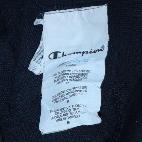 Mens UK Size M Champion Blue Pullover Sweatshirt