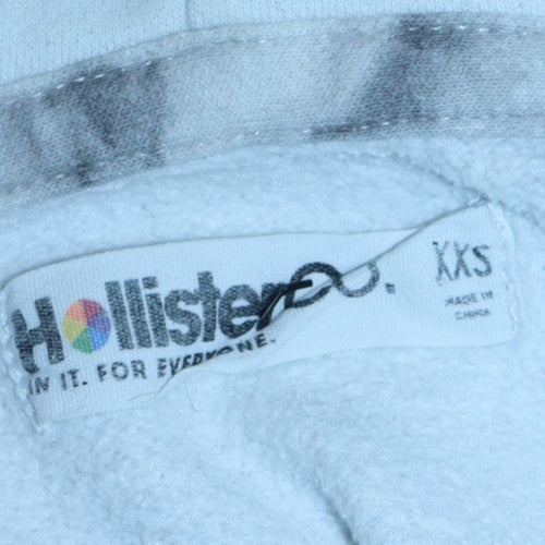 Unisex Adults UK Size XS Hollister Grey Pullover Hoodie