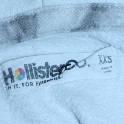 Unisex Adults UK Size XS Hollister Grey Pullover Hoodie