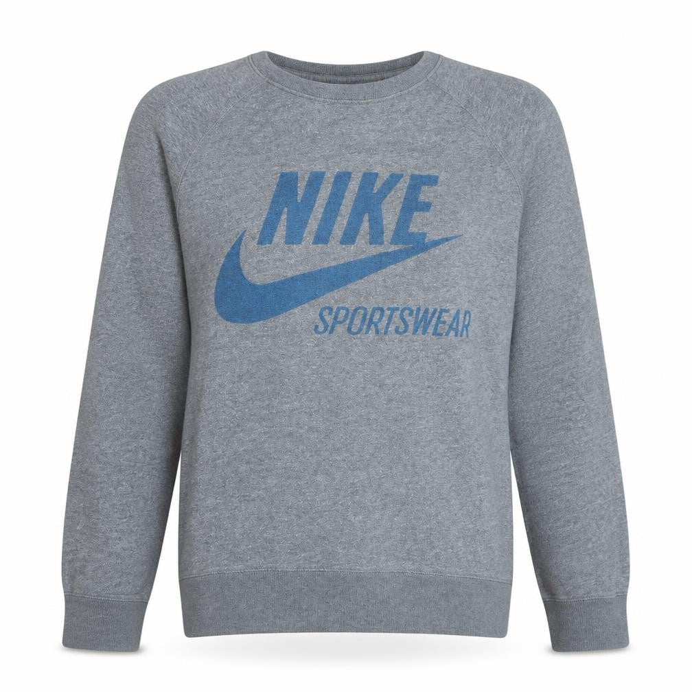 Mens UK Size L Nike Grey Pullover Sweatshirt