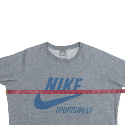 Mens UK Size L Nike Grey Pullover Sweatshirt