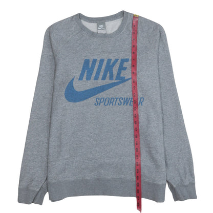 Mens UK Size L Nike Grey Pullover Sweatshirt