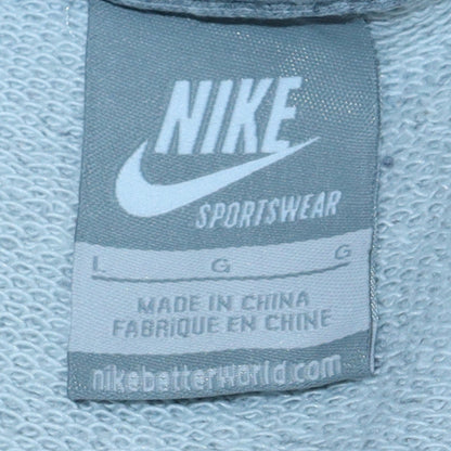 Mens UK Size L Nike Grey Pullover Sweatshirt
