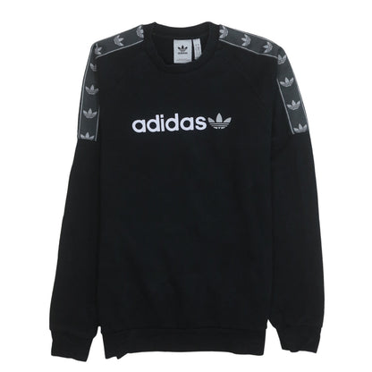 Mens UK Size S adidas Black Pullover Sweatshirt
