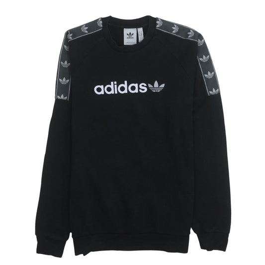 Mens UK Size S adidas Black Pullover Sweatshirt