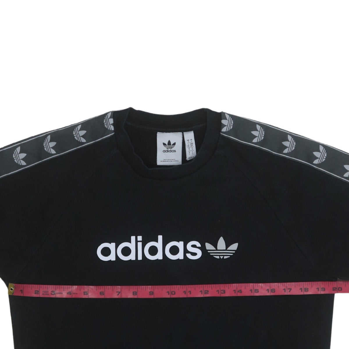 Mens UK Size S adidas Black Pullover Sweatshirt