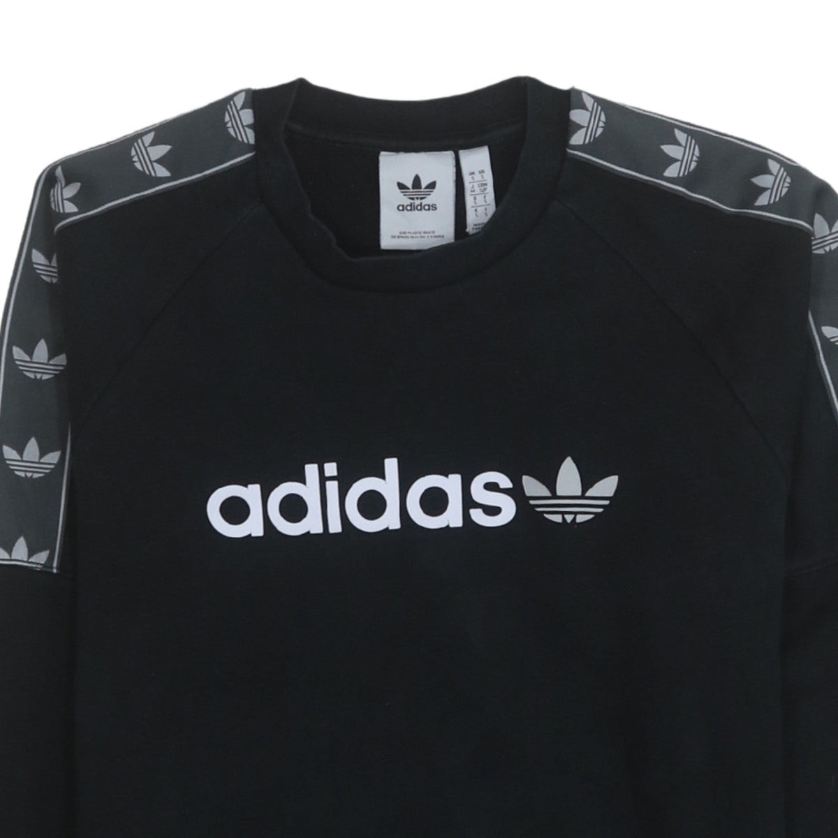 Mens UK Size S adidas Black Pullover Sweatshirt