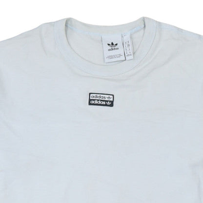 Adidas Men's White Cotton Short Sleeve Crew Neck Sports T-Shirt M