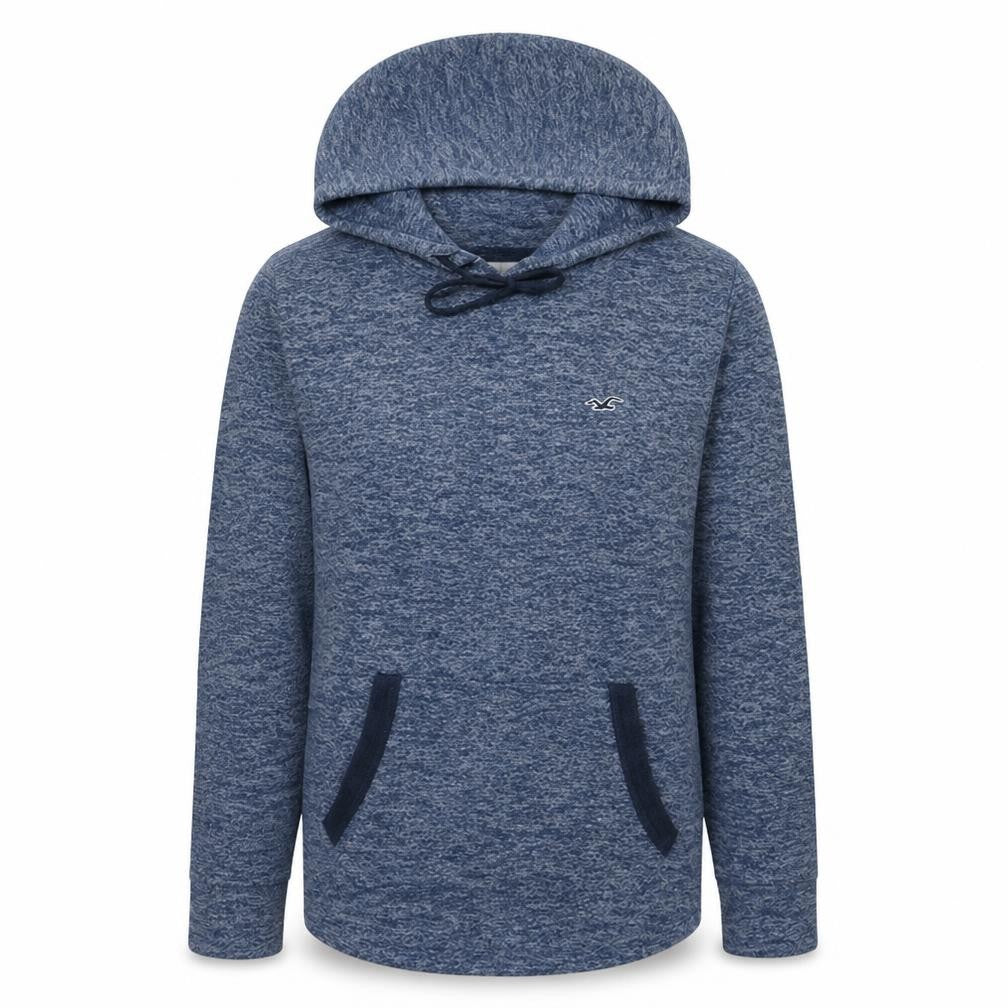 Mens UK Size XS Hollister Blue Pullover Hoodie