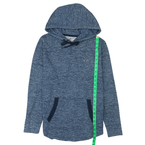 Mens UK Size XS Hollister Blue Pullover Hoodie