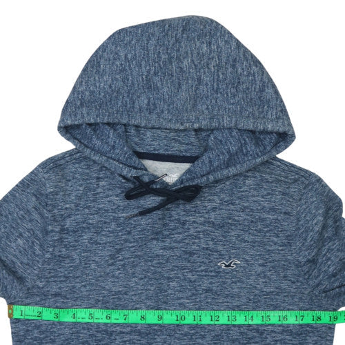 Mens UK Size XS Hollister Blue Pullover Hoodie