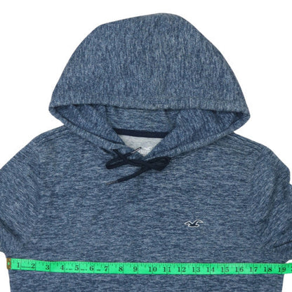 Mens UK Size XS Hollister Blue Pullover Hoodie