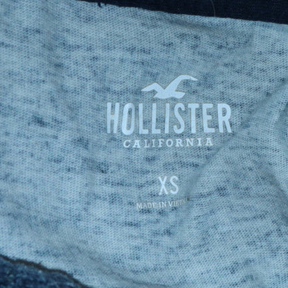 Mens UK Size XS Hollister Blue Pullover Hoodie