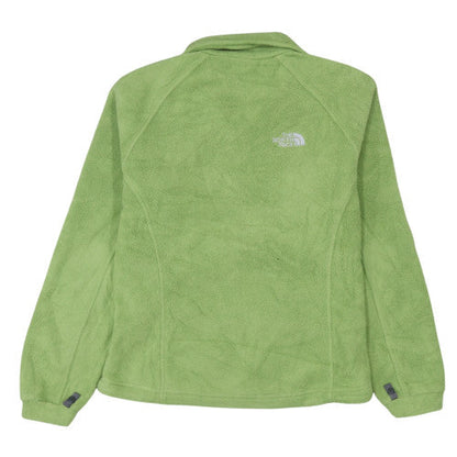 The North Face Women's Green Fleece Jacket Size S Lightweight Zip Up