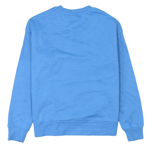 Womens UK Size 2XS Disney Blue Pullover Sweatshirt