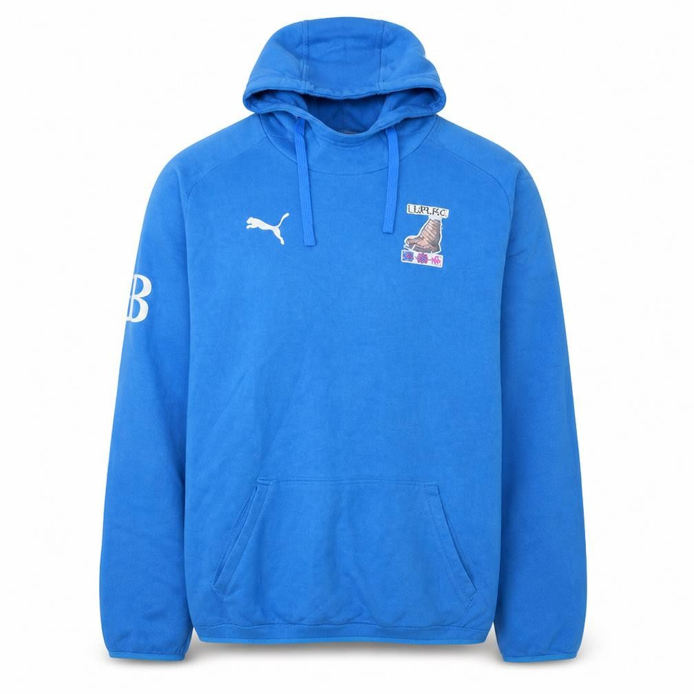 Mens UK Size L Puma Blue Pullover Hoodie