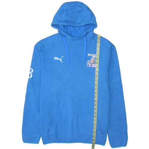 Mens UK Size L Puma Blue Pullover Hoodie