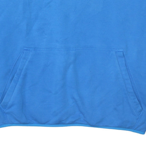 Mens UK Size L Puma Blue Pullover Hoodie