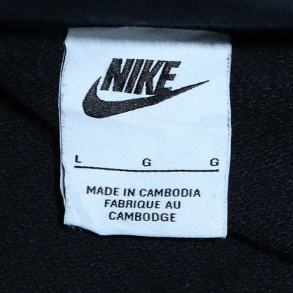 Mens UK Size L Nike Black Pullover Hoodie