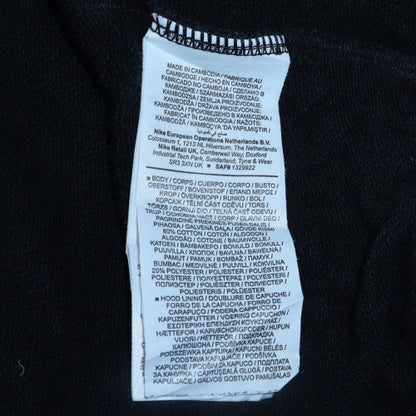Mens UK Size L Nike Black Pullover Hoodie