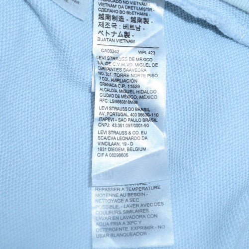 Mens UK Size L Levi's Blue Pullover Sweatshirt